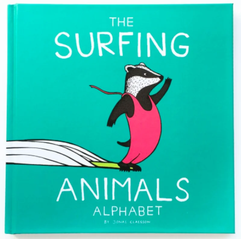 The Surfing Animals Alphabet Book by Jonas Claesson