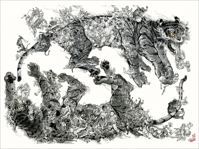 The Tiger's Hunt: An Approach Unveiled Poster