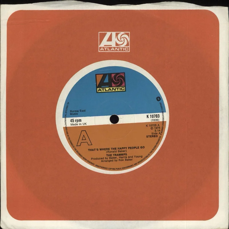 The Trammps That's Where The Happy People Go UK 7" vinyl