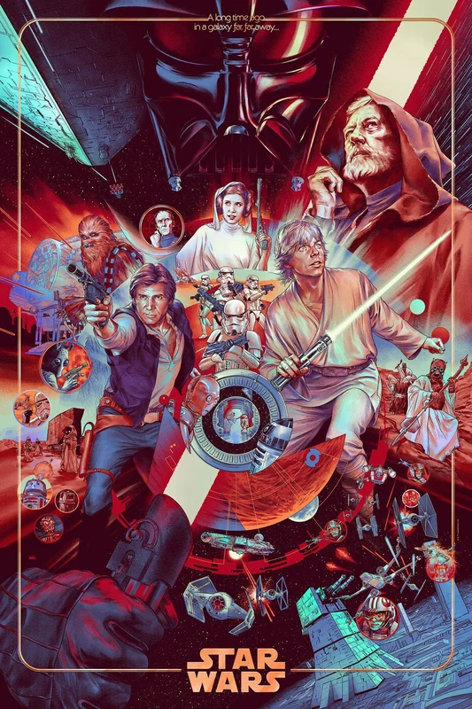 The Ways Of The Force Variant Screenprinted Poster