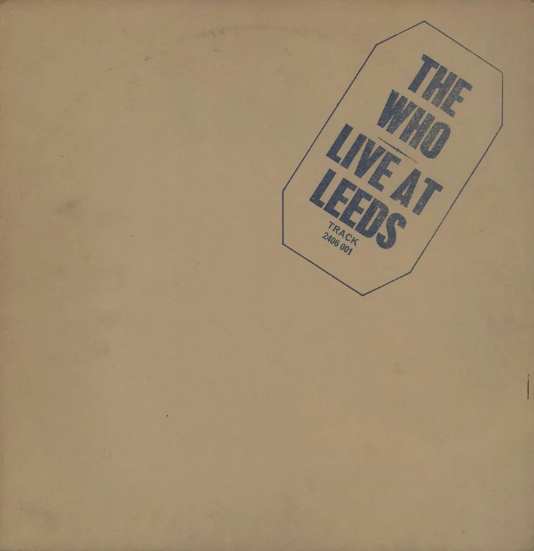 The Who Live At Leeds - 1st Blue - VG UK Vinyl LP