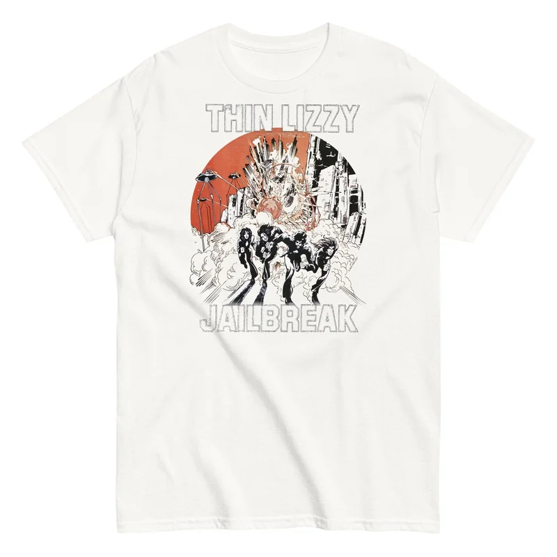 Thin Lizzy - Arctic Jail T-Shirt White