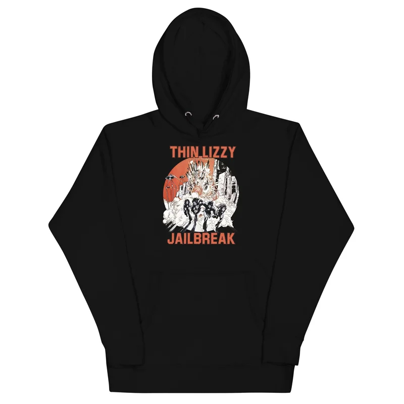 Thin Lizzy - Jailbreak Hoodie Black