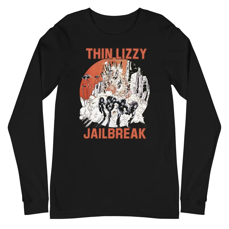 Thin Lizzy - Jailbreak Long Sleeve T-Shirt Black