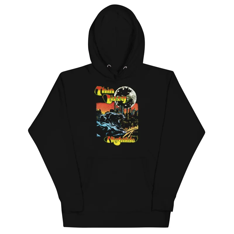 Thin Lizzy - Nightlife Hoodie Black