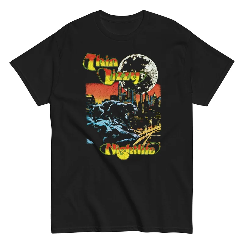 Thin Lizzy - Nightlife T-Shirt Black