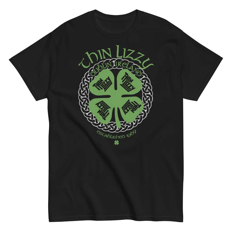 Thin Lizzy - Shamrock T-Shirt Black