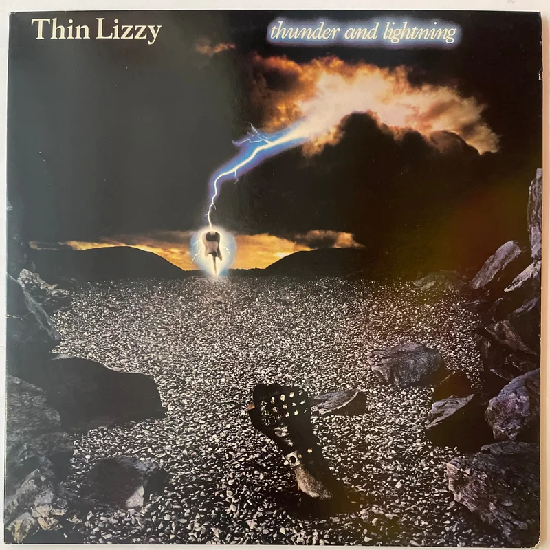 Thin Lizzy - Thunder And Lightning Lp + Live 12"  (Ltd Edition Gatefold)