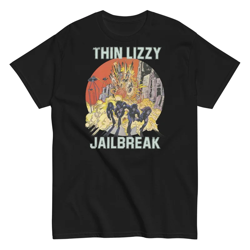 Thin Lizzy - Vintage Jailbreak T-Shirt Black