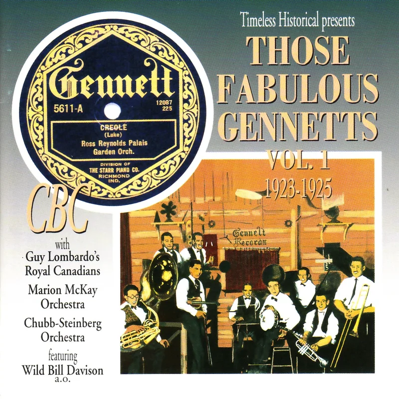 THOSE FABULOUS GENNETS VOL. 1 1923 - 1925