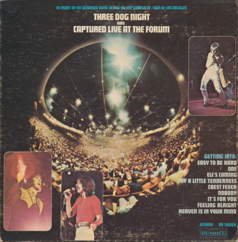 Three Dog Night-Captured Live At The Forum LP Final Sale