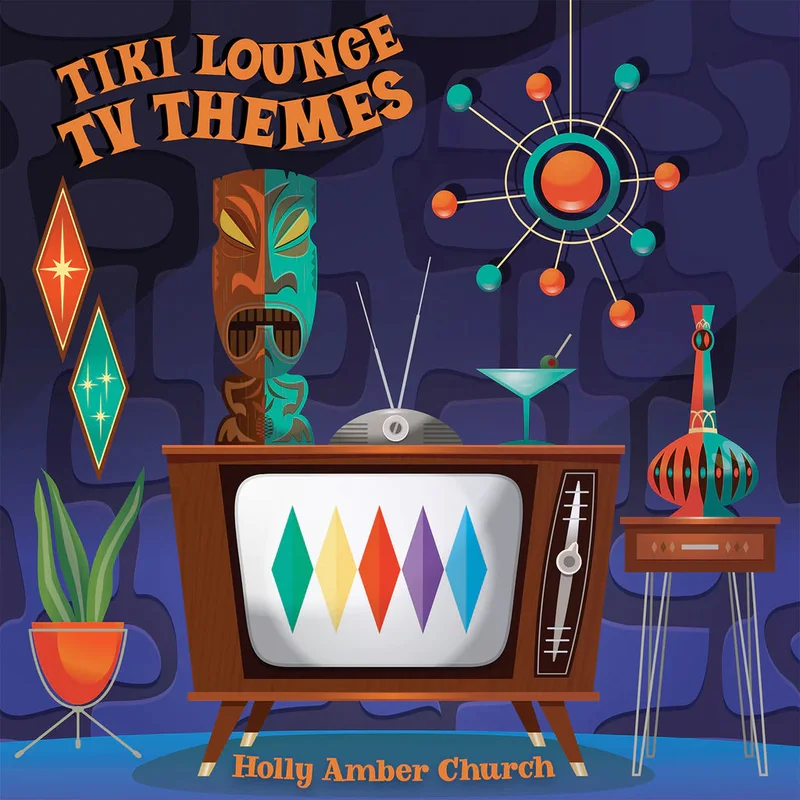 Tiki Lounge TV Themes EP by Holly Amber Church Red Vinyl