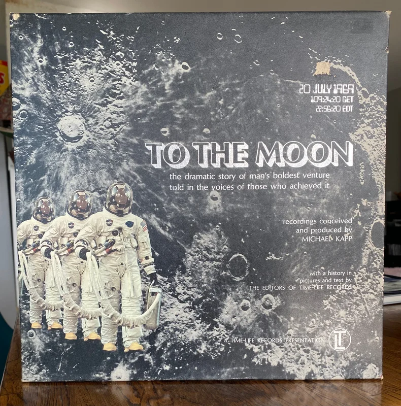Time Life Records To The Moon  6 LP and Book Box Set 1969 Original all media included.