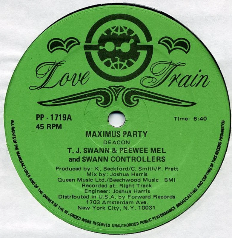 TJ Swann-Maximus Party 12" Single