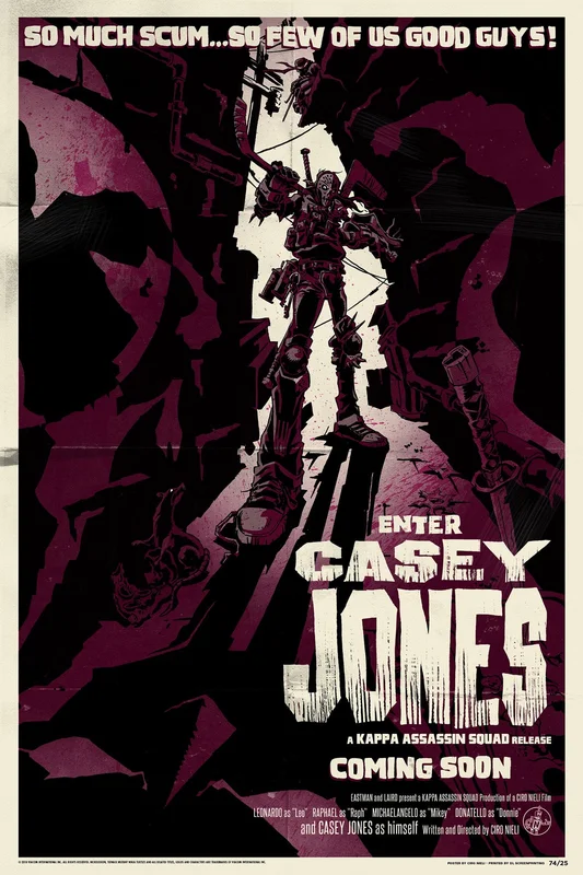TMNT  "Enter Casey Jones" Poster
