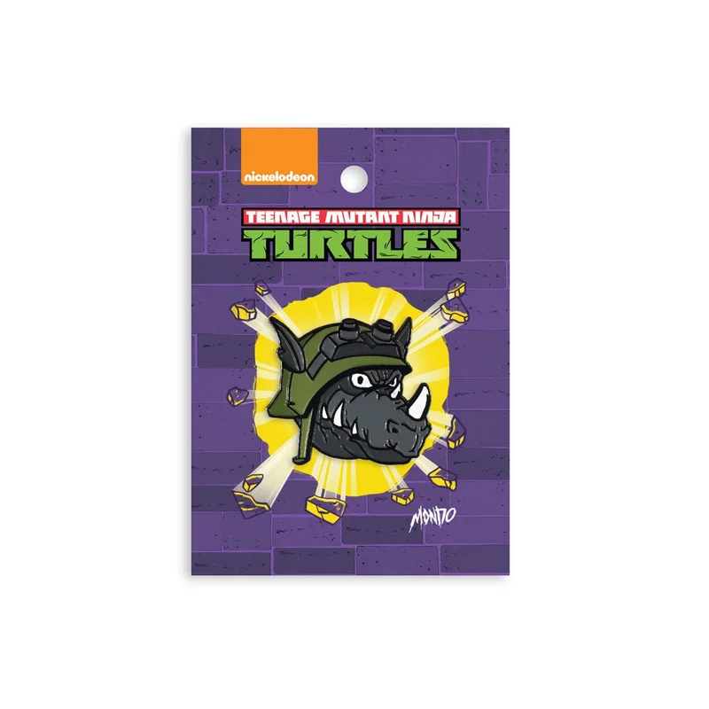 TMNT Rocksteady Enamel Pin