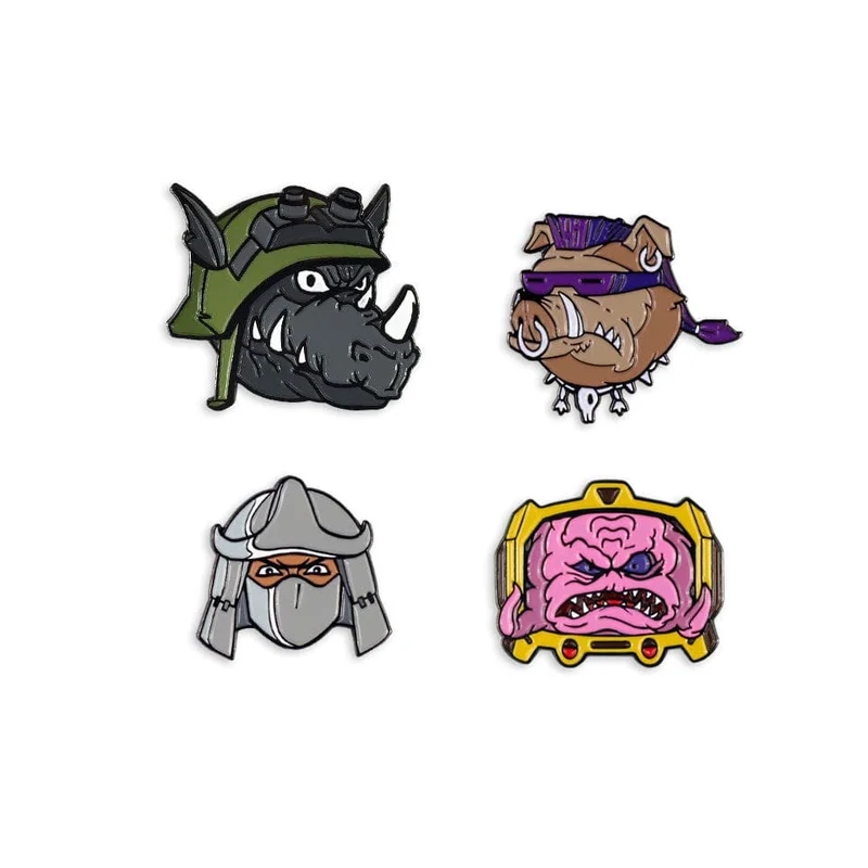 TMNT Villains 4-Pin Set