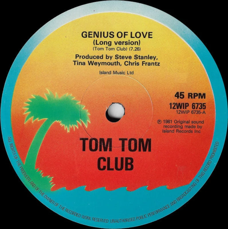 Tom Tom Club-Genius Of Love / Yella 12" Single