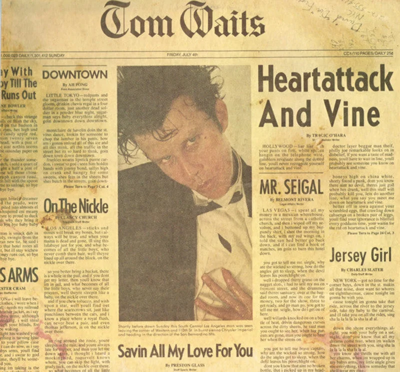 Tom Waits-Heartattack And Vine LP
