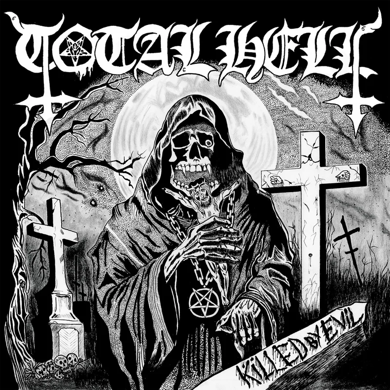 * TOTAL HELL- Killed By Evil LP (second press)