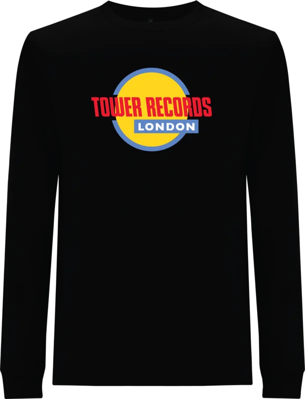Tower Records London Black Long Sleeve Shirt