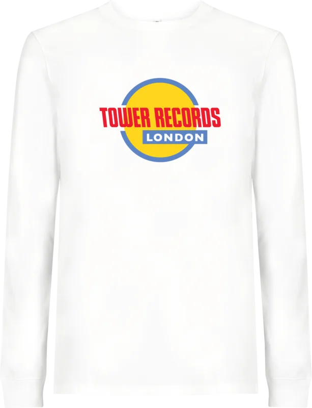 Tower Records London White Long Sleeve Shirt
