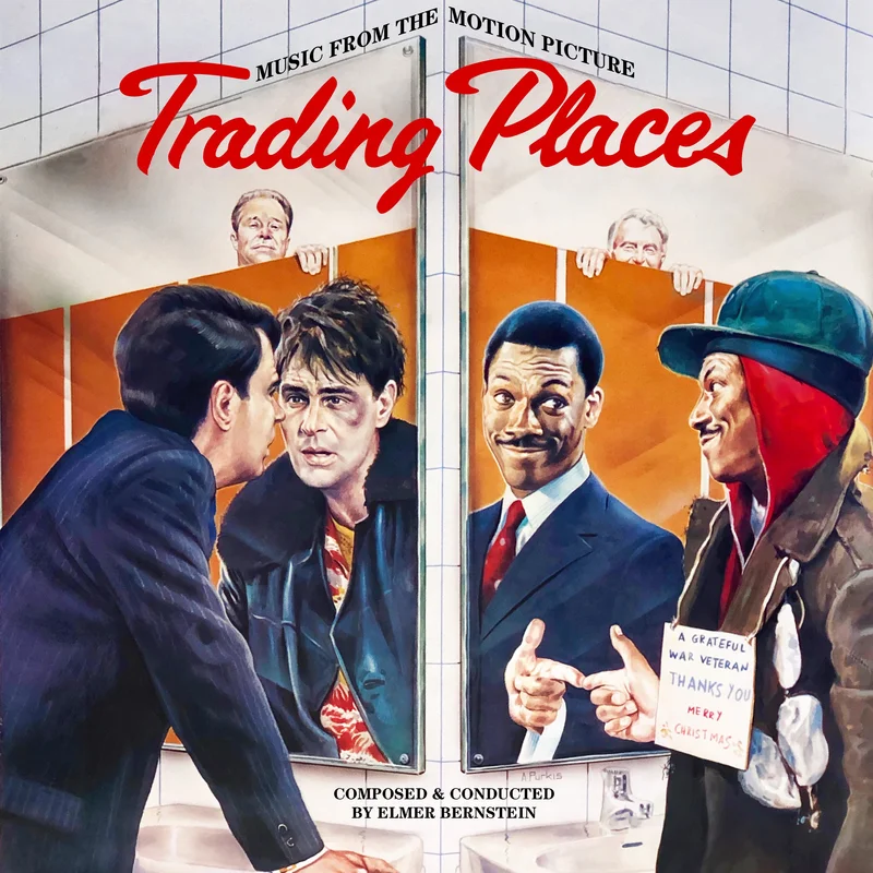 Trading Places - Music from the Motion Picture LP Dollar Bill Split Vinyl