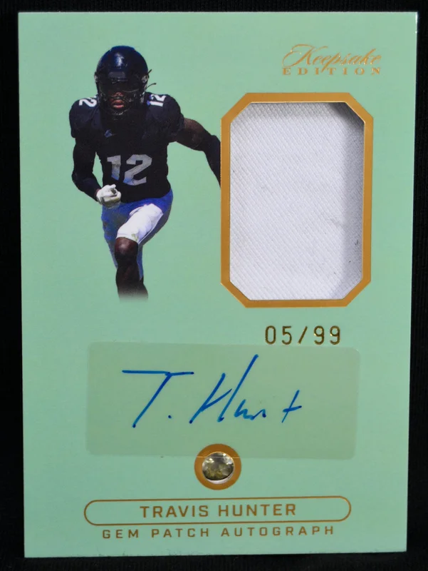 Travis Hunter - Keepsake Auto Relic #'D 05/99