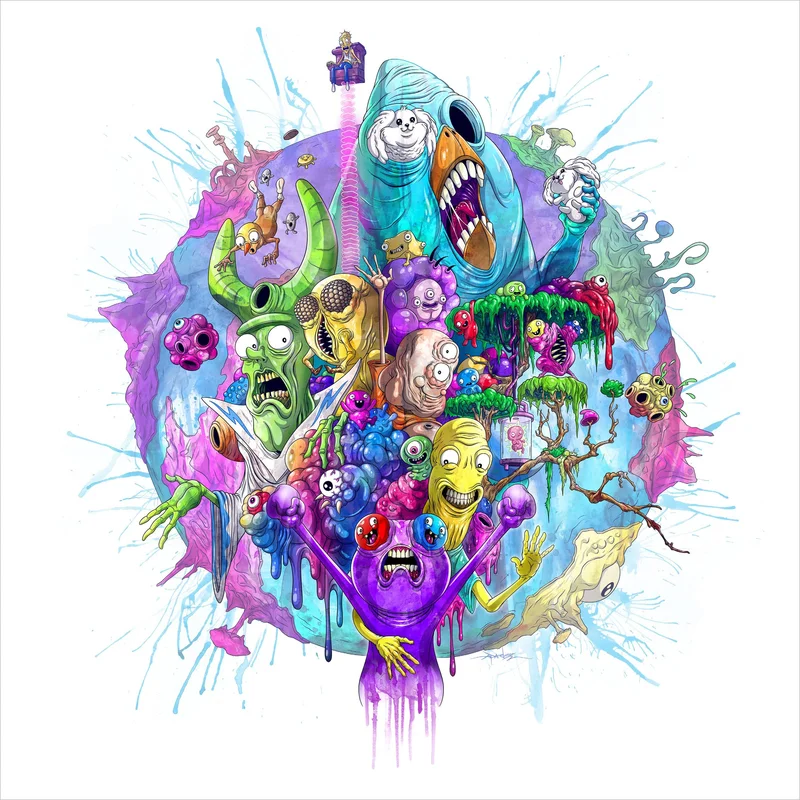Trover Saves The Universe - Original Video Game Soundtrack LP 180 Gram Neon Purple