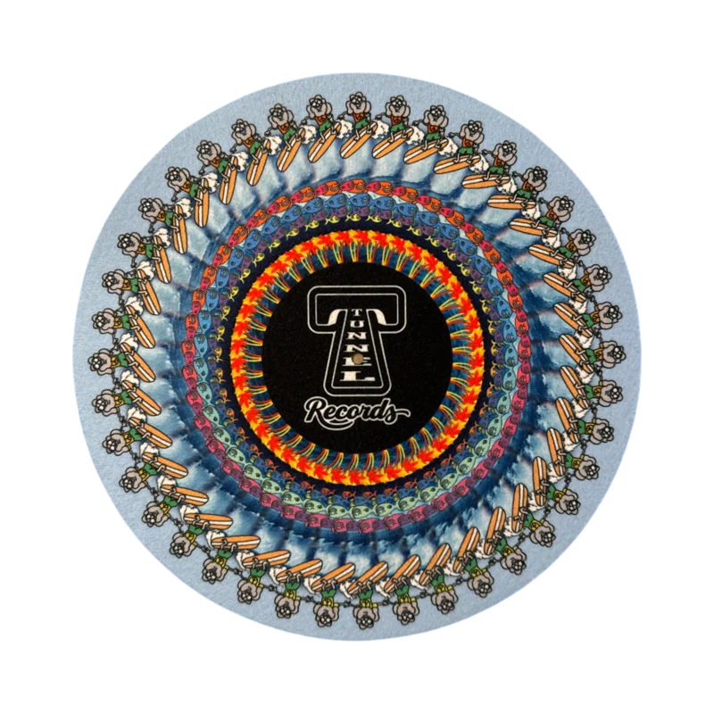 Tunnel Records 'Surfing Jer' Animated Slipmat by Drew Tetz