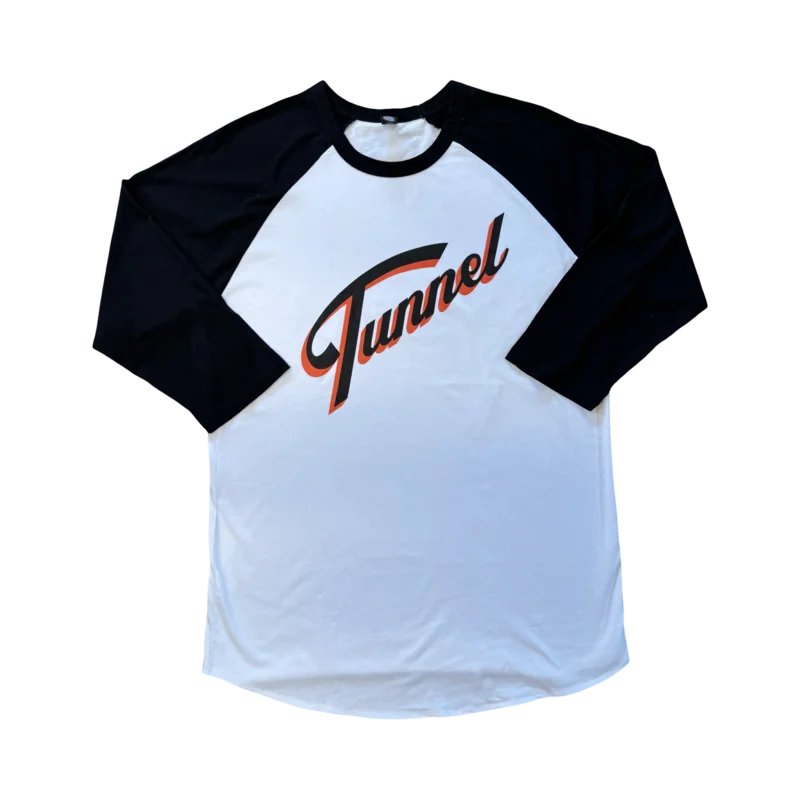 Tunnel Records Uribe Baseball Baseball Style Shirt White/Black