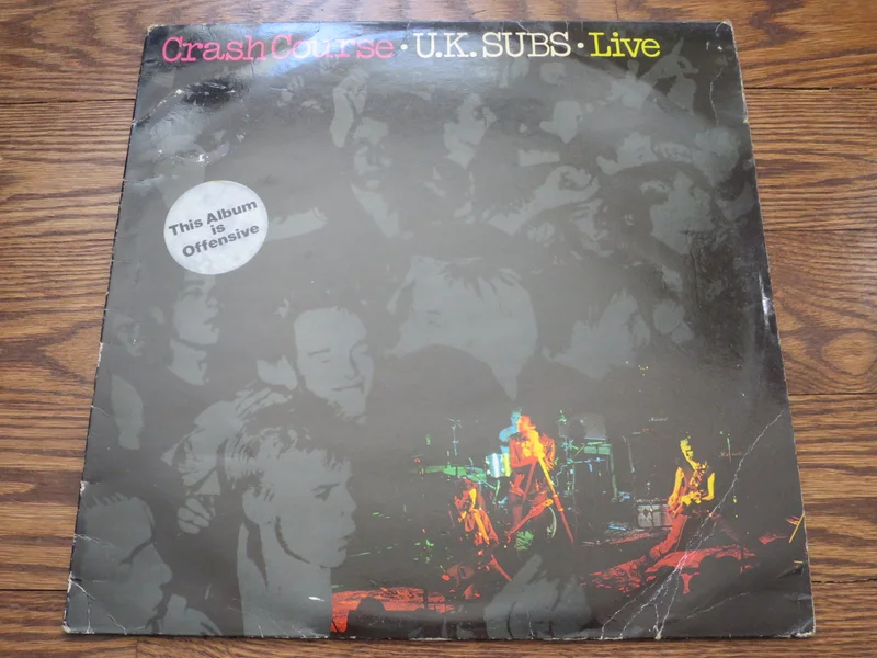 U.K. Subs - Crash Course - Live purple vinyl