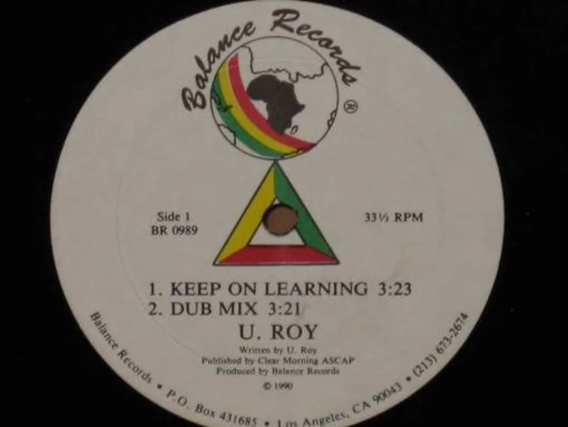 U-Roy-Keep On Learning 12" Single