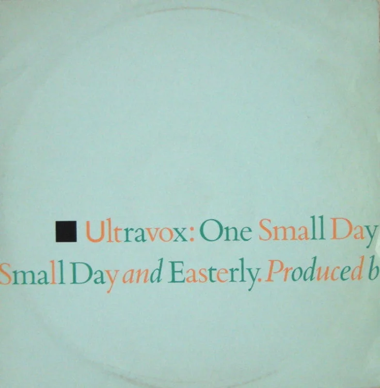 Ultravox-One Small Day (Special Re-Mix) 12" Single