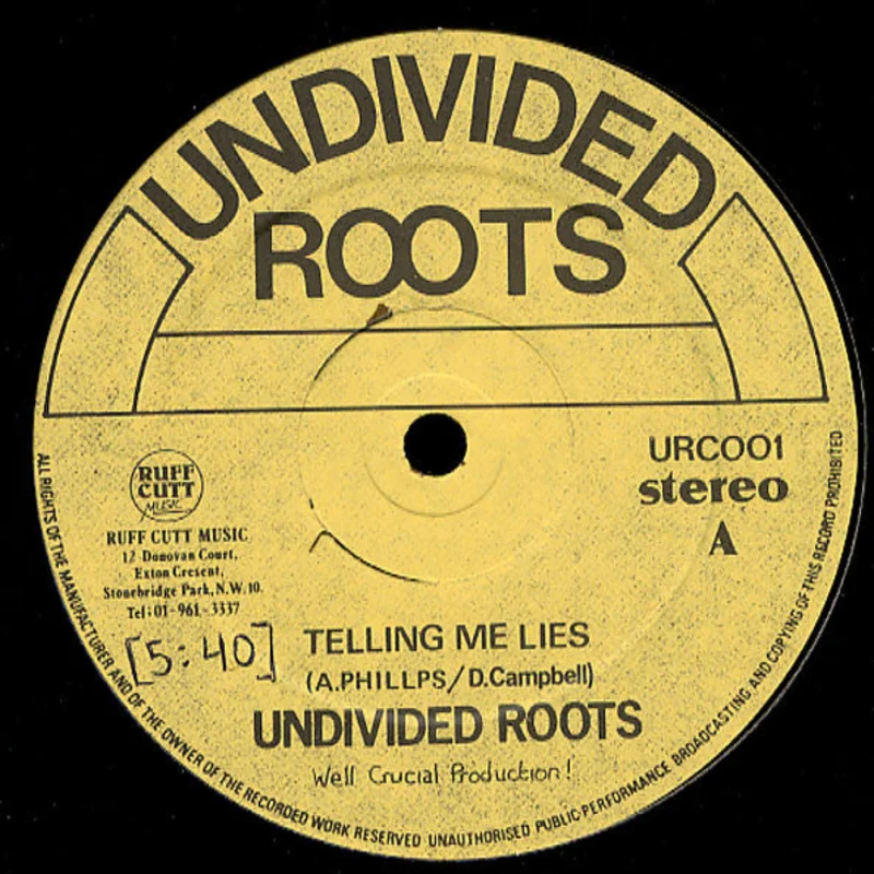 Undivided Roots | Telling Me Lies