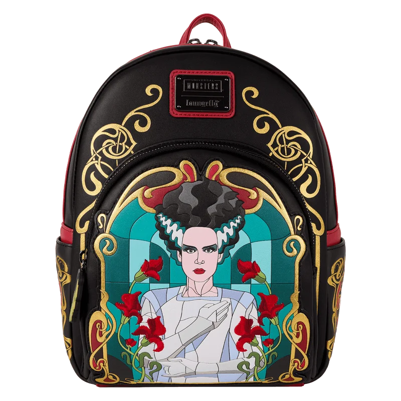 Universal Monsters The Bride Of Frankenstein Stained Glass Mini Backpack