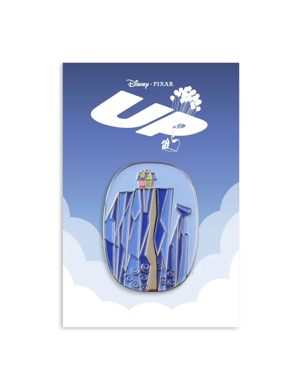 Up  Paradise Falls Enamel Pin