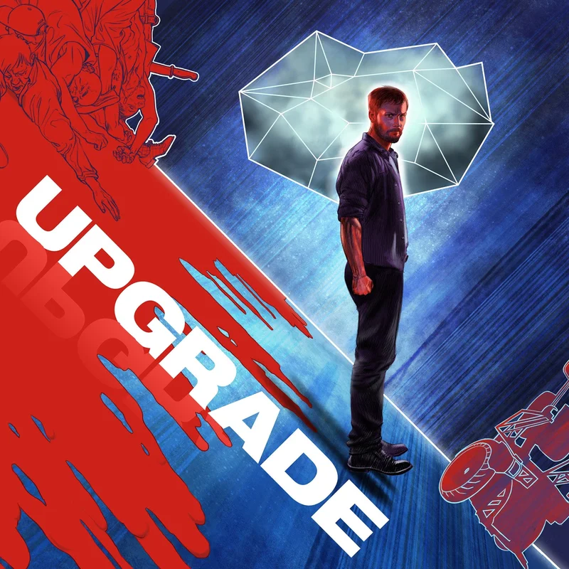 Upgrade Original Motion Picture Soundtrack LP Translucent Blue with Red Color-in-Color