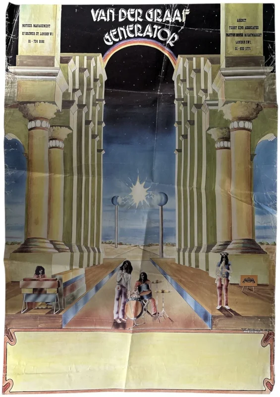 Van Der Graaf Generator Live Poster UK Poster