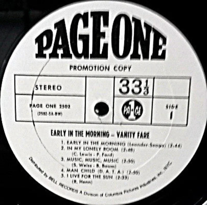 Vanity Fare | Early In The Morning