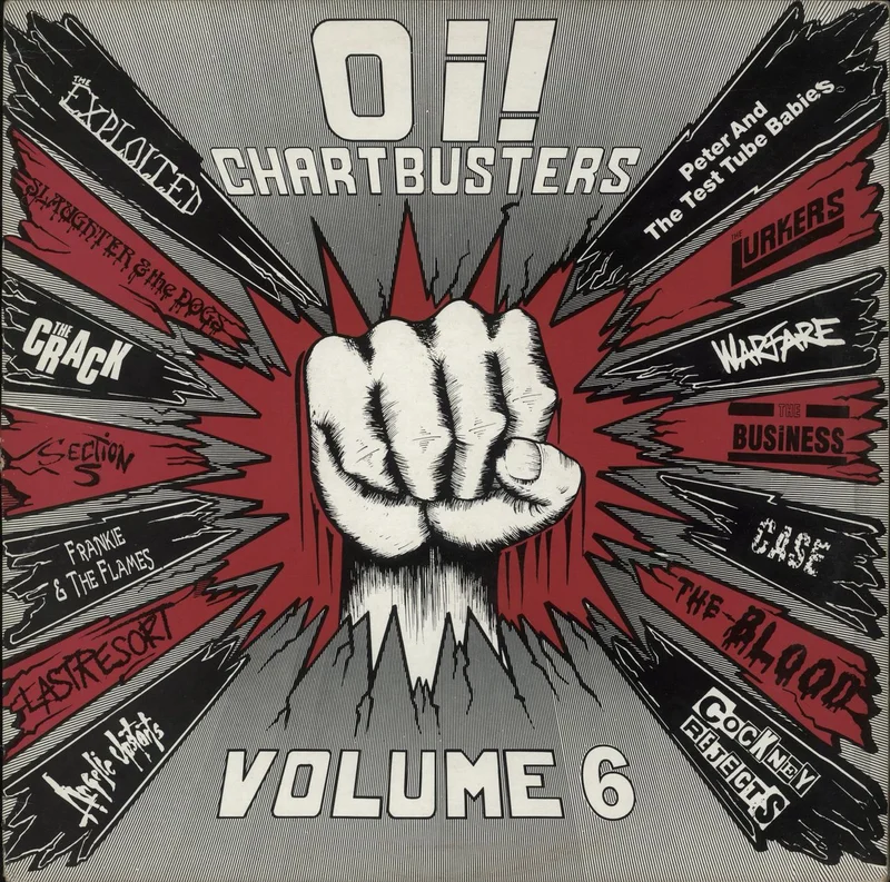 Various-Punk & New Wave Oi! Chartbusters Volume 6 UK Vinyl LP