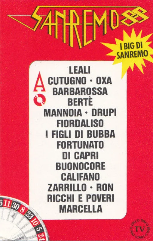 Various-Sanremo 88 (I Big Di Sanremo) LP