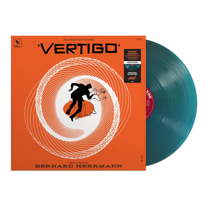 Vertigo - Original Motion Picture Soundtrack LP Mondo Exclusive Sea Blue