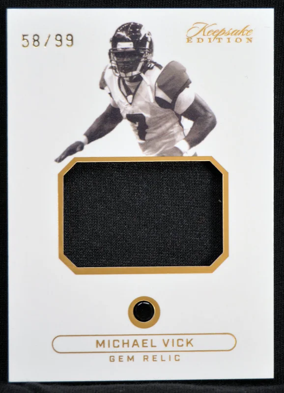 Vick, Michael - Keepsake Relic Card