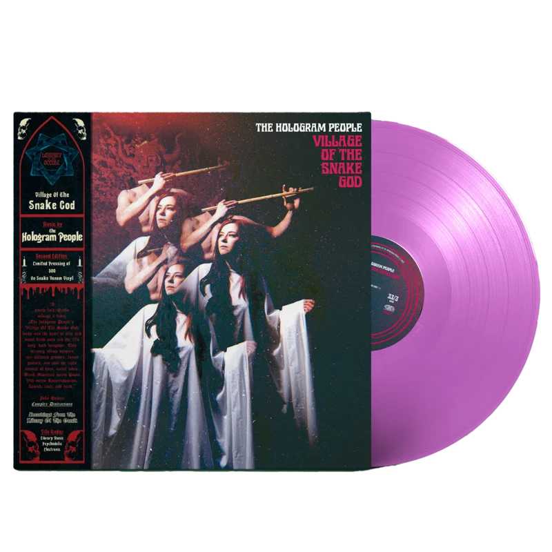 Village of the Snake God LP by Hologram People Snake Venom Purple
