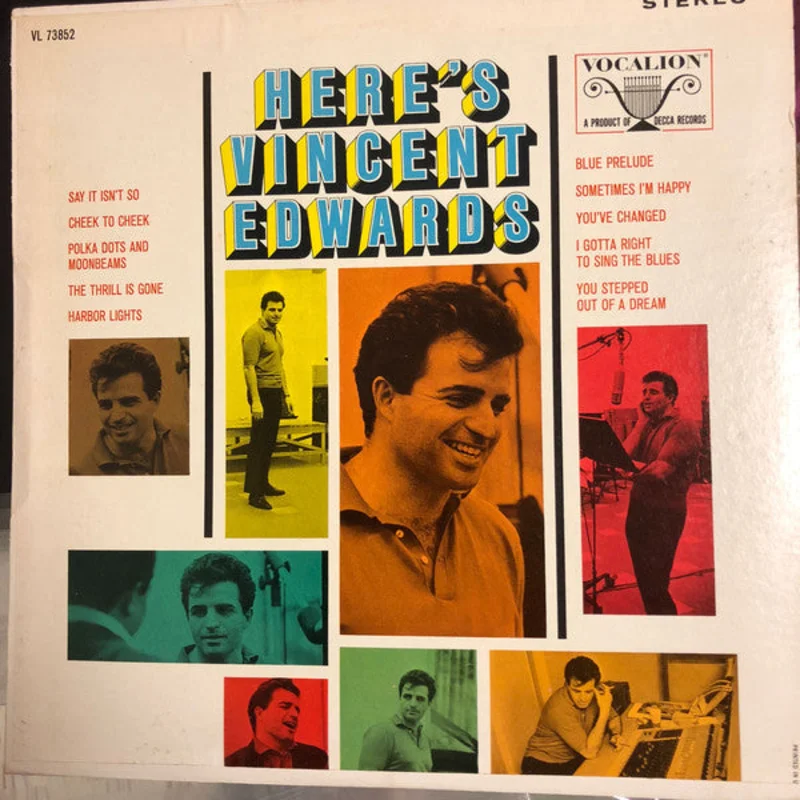 Vince Edwards -Here's Vincent Edwards LP