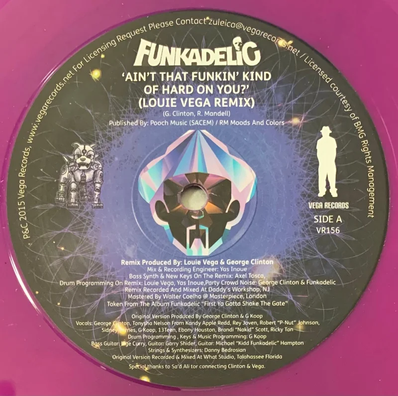 VR - 156 (Purple Vinyl) Ain't That Funkin' Kind Of Hard On You? (Louie Vega Remixes) - Funkadelic
