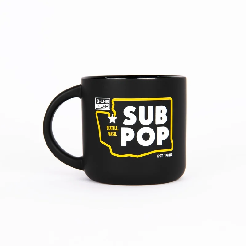 WA State Black w/Yellow Mug