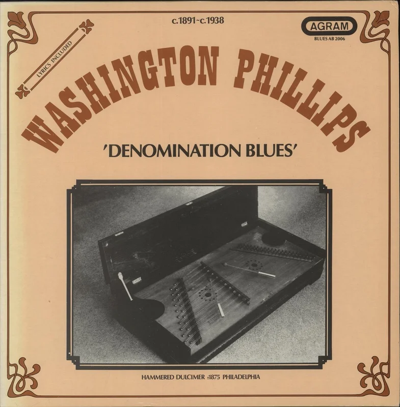 Washington Phillips Denomination Blues Belgian Vinyl LP