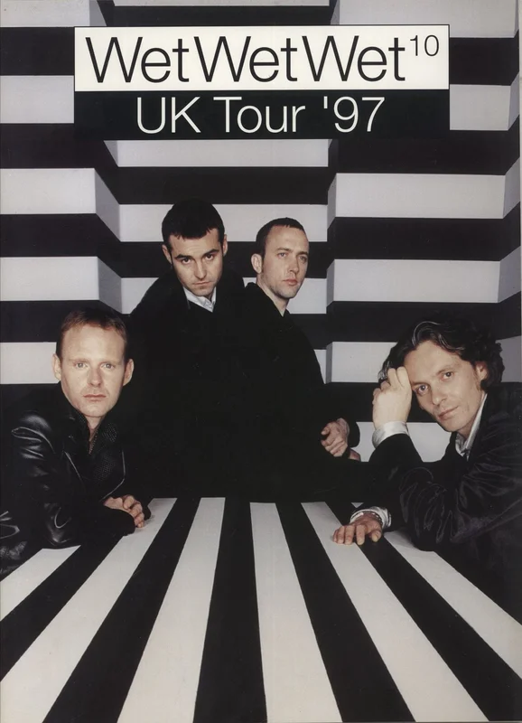 Wet Wet Wet UK Tour '97 + 2 Ticket Stubs UK Tour programme